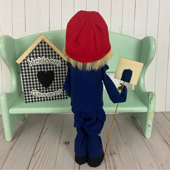 ❌SOLD❌MAGA Trump Gnome Doll Handmade America Patriotic Home Decor - Picture 9 of 12